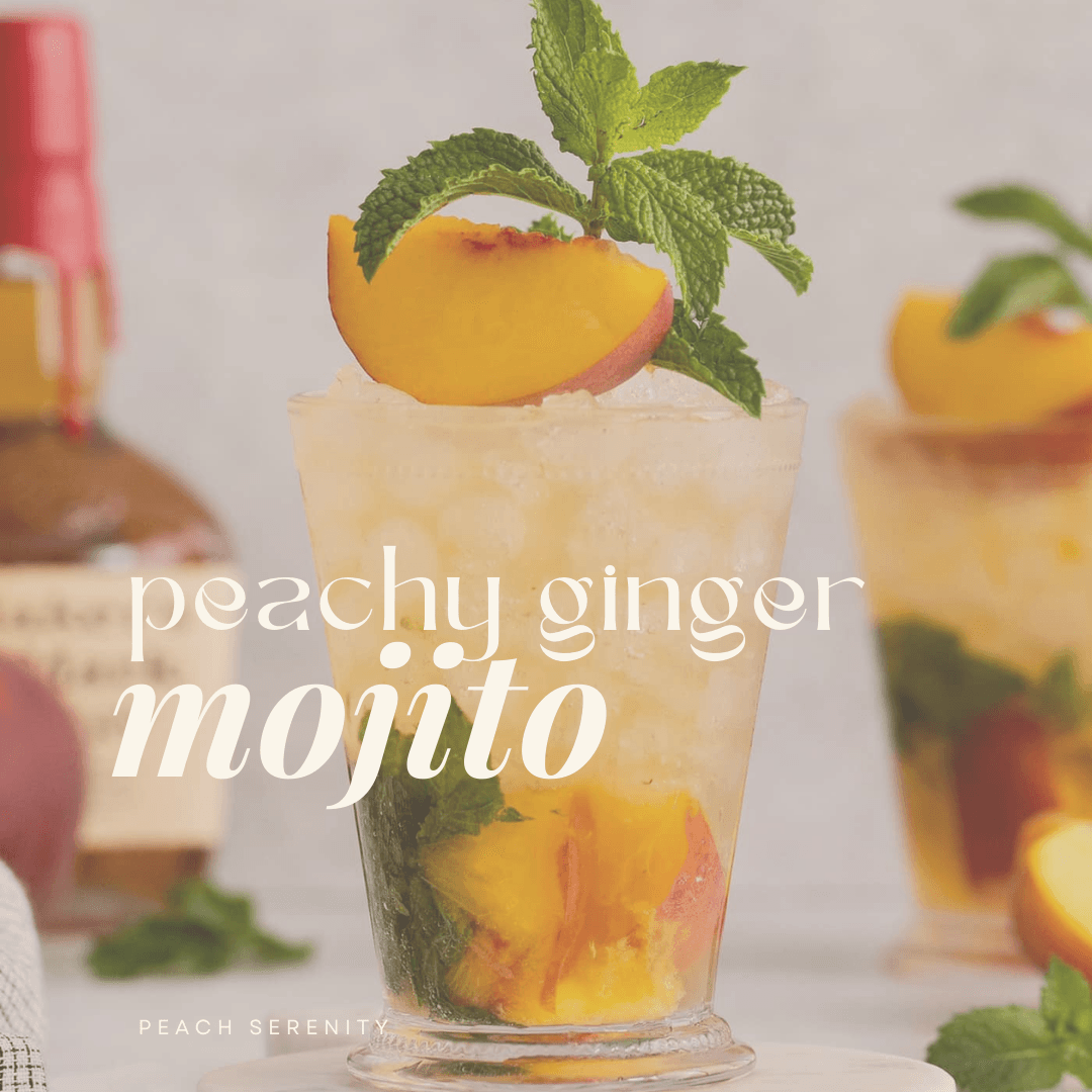 Peachy Ginger Mojito – Rizo Radiance