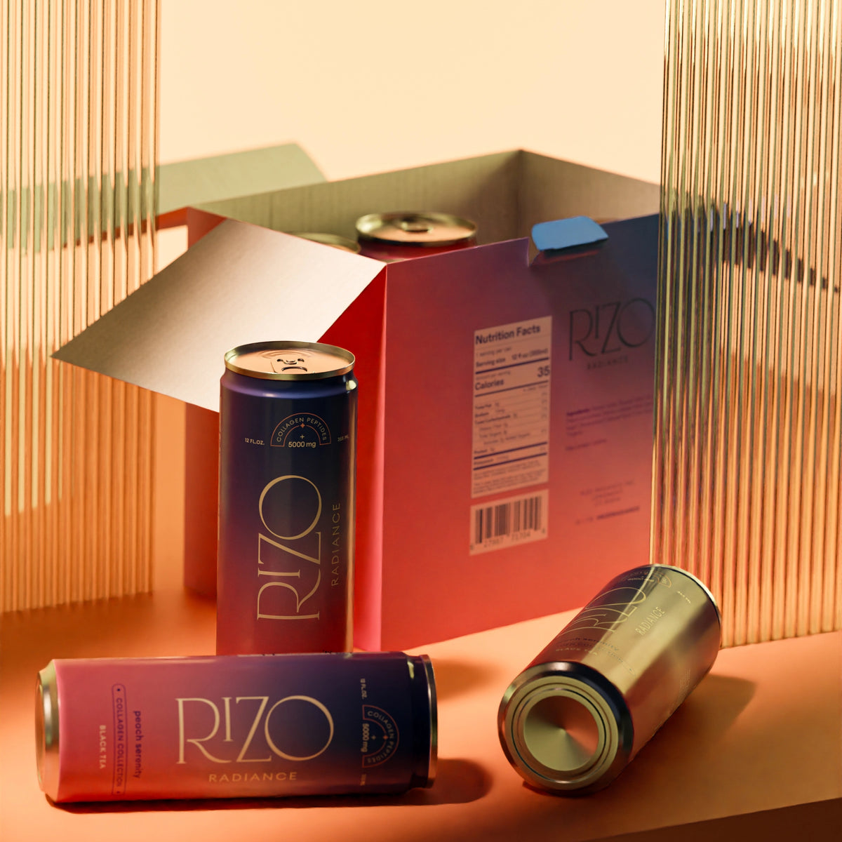 Peach Serenity I Rizo Radiance's Collagen Collection